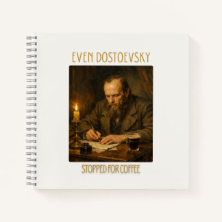 Carnet Even Dostoevsky Stopped for Coffee | Notebook