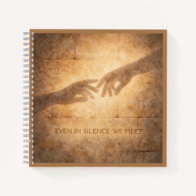 Carnet Even in Silence We Meet – Romantic Minimal  (Devant)