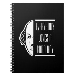 Carnet Everybody Loves A Bard Boy Shakespeare Thespian