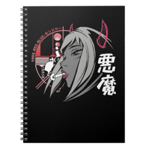 Carnet Evil Anime Sad Girl Otaku Japonais esthétique