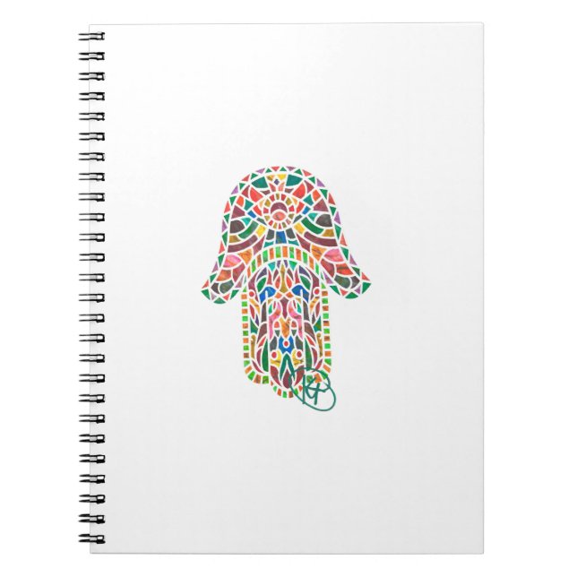 Carnet Evil Eye Hamsa Mosaic Art (Devant)