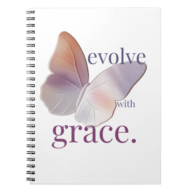 Carnet Évoluer avec le thème de grâce (Devant)