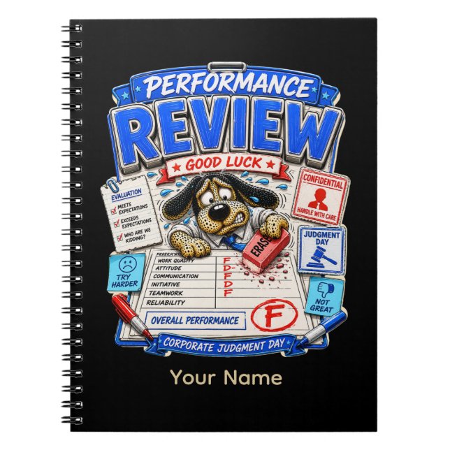 Carnet Examen de Performance Bonne Chance Personnalisé Dr (Devant)