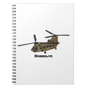 Carnet Exemple d'hélicoptère militaire Chinook