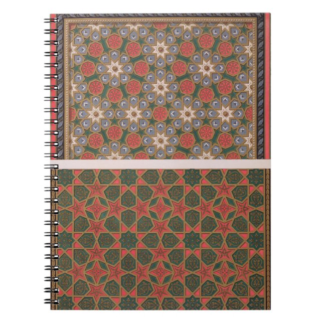 Carnet Exemples des décorations de plafond, 'd'art arabe (Devant)
