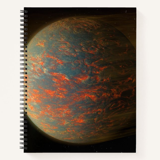 Carnet Exoplanet 55 Cancri E Et Sa Surface Moulée (Devant)