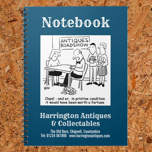 Carnet Expert laisse tomber un objet antique de valeur. C (Créateur téléchargé)