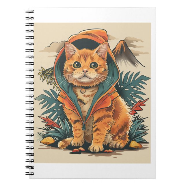 Carnet Explorateur de chats Dinosaur (Devant)