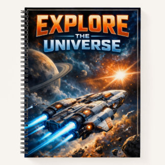 Carnet Explore the Universe – Sci-Fi Spaceship
