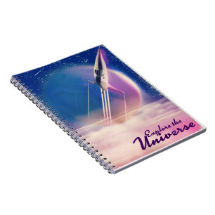 Carnet Explorer l'affiche de l'espace Vintage Universe