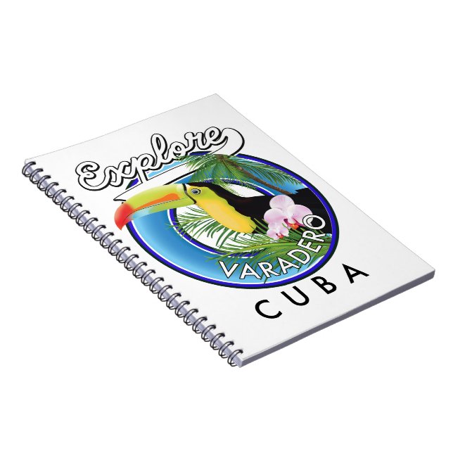 Carnet Explorer le logo de voyage Varadero Cuba (Côté Droit)