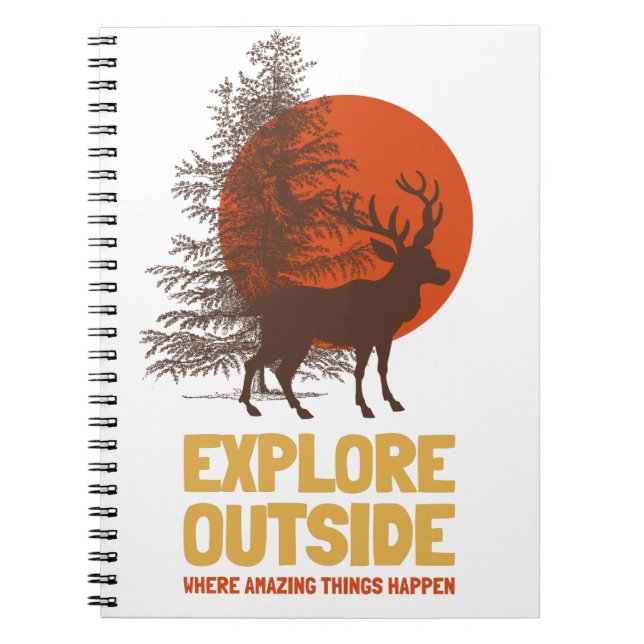 Carnet explorer l'extérieur (Devant)