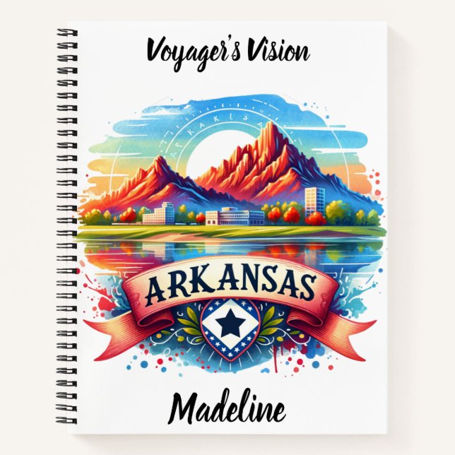 Carnet Explorez l'Arkansas : La nature et la culture vous (Devant)