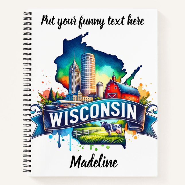 Carnet Explorez les attractions vibrantes du Wisconsin ! (Devant)