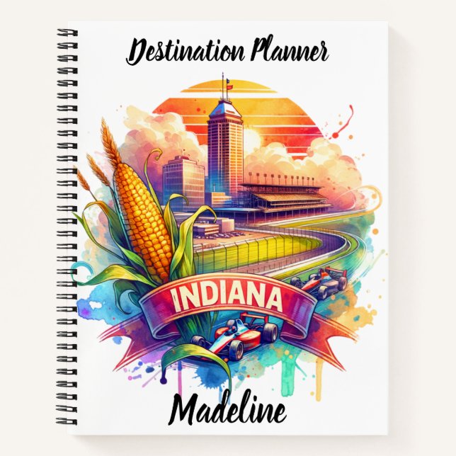 Carnet Explorez les moteurs passionnants de l'Indiana ! (Devant)