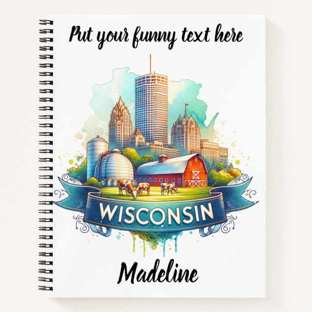 Carnet Explorez les paysages vibrants du Wisconsin ! (Devant)
