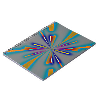 Carnet Explosion de couleur sur fond gris