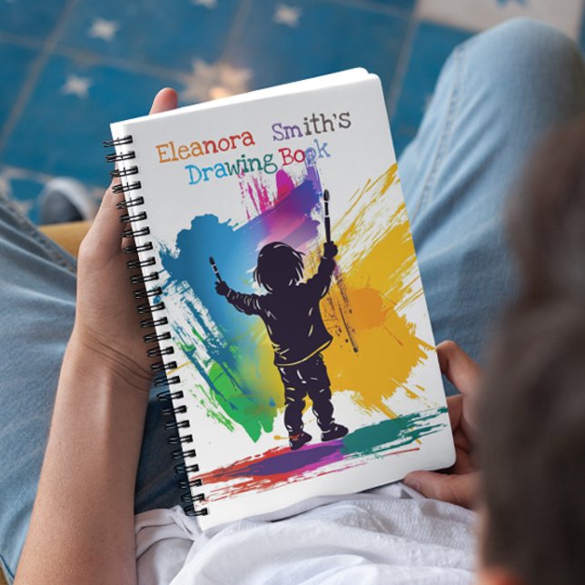 Carnet Expression artistique : enfant peignant sur un mur (Créateur téléchargé)