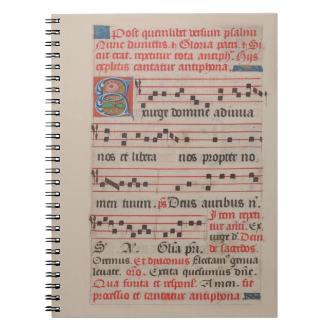 Carnet Exsurge Domine Antiphon Manuscrit de Musique Médié (Devant)