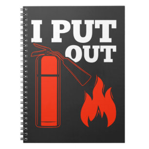 Carnet Extincteur d'incendie Fireman Funny Firefighter Ci