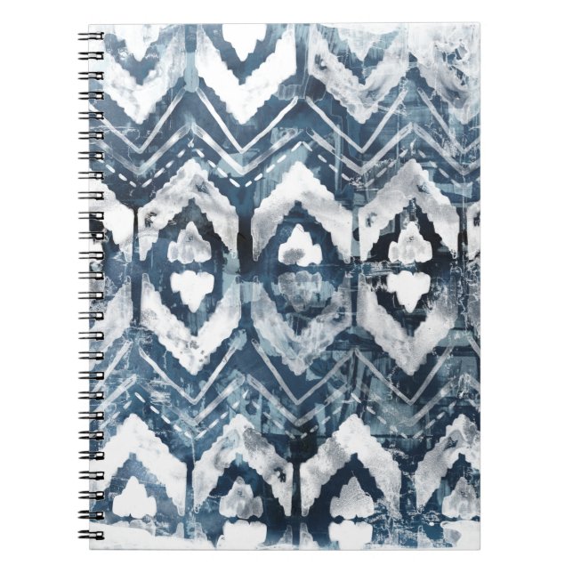 Carnet Extraction d'Indigo - Géométrique (Devant)