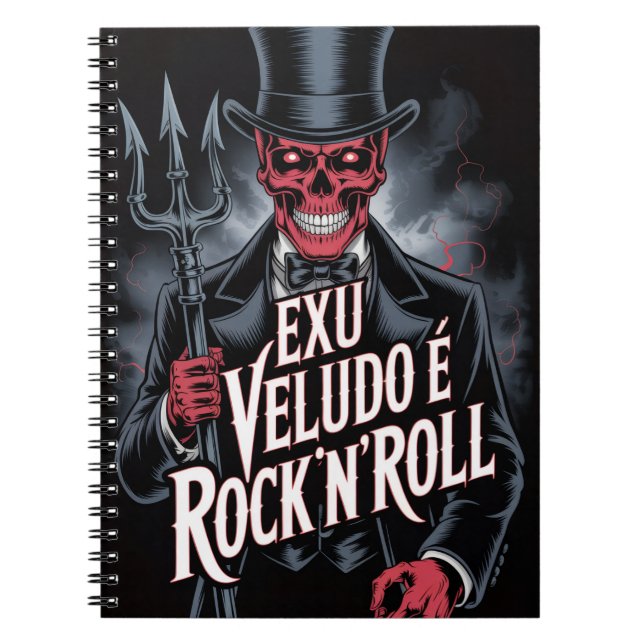 Carnet Exu Veludo é Rock'N'Roll #1 (Devant)