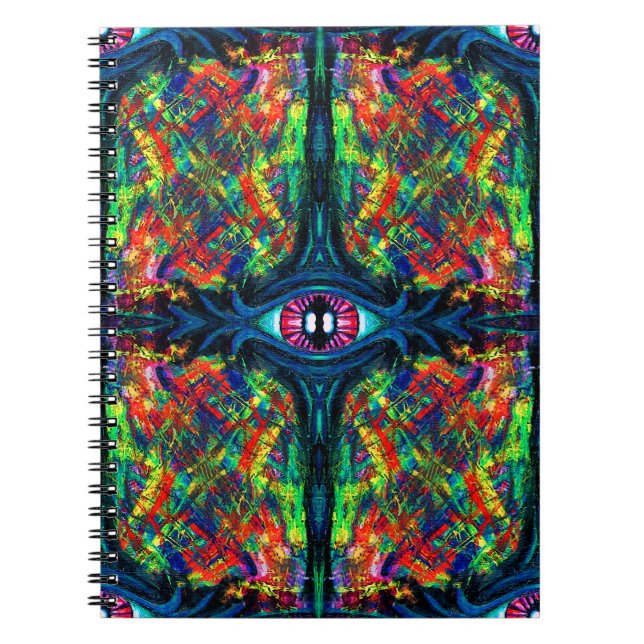 Carnet Eye Twisted and Trippy Painting (Devant)