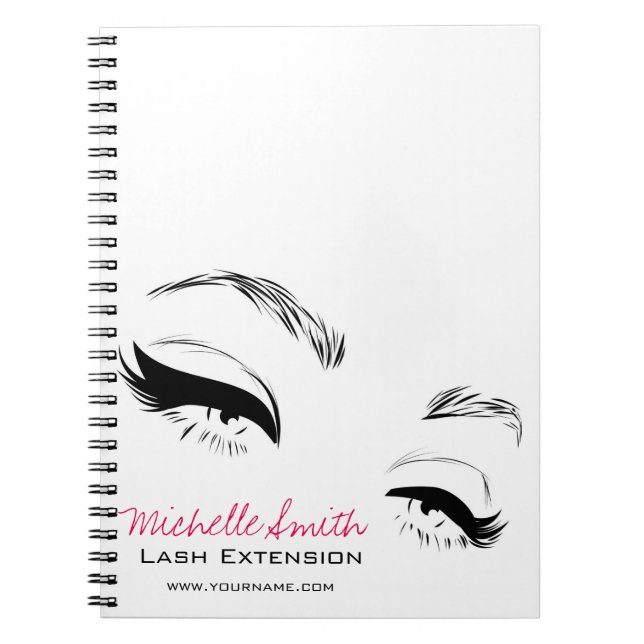 Carnet Eyelashes sourcils sourds Maquillage permanent Art (Devant)