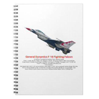 Carnet F-16 Fighting Falcon Fighter Jet