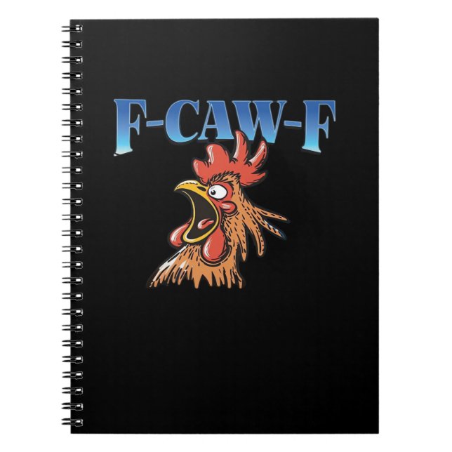 Carnet F-Caw-F Chicken Classic Cool Unique (Devant)