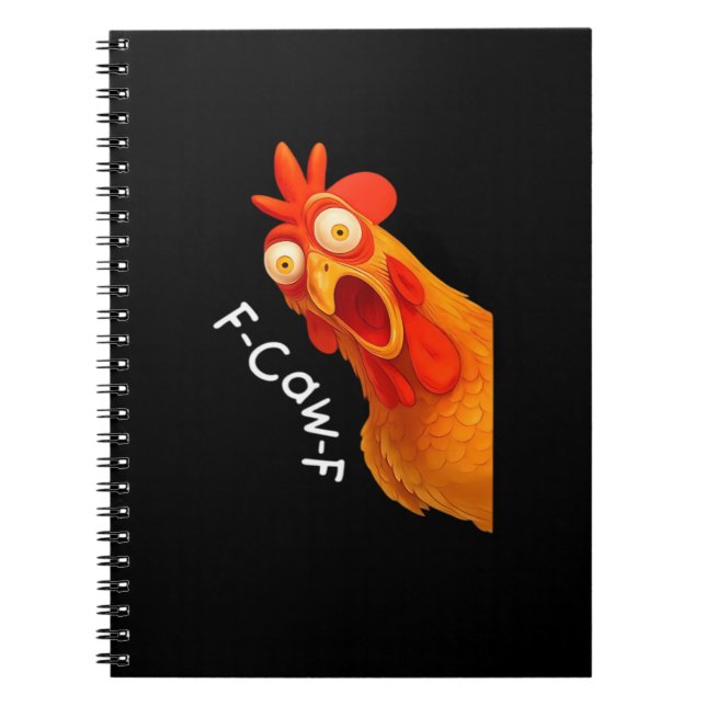 Carnet F-Caw-F Chicken Essential Classic Retro (Devant)