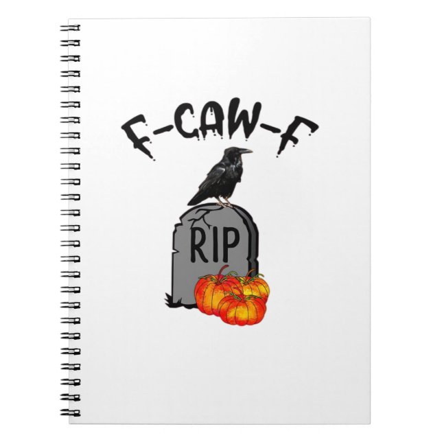 Carnet F Caw F Crow Retro Cool (Devant)