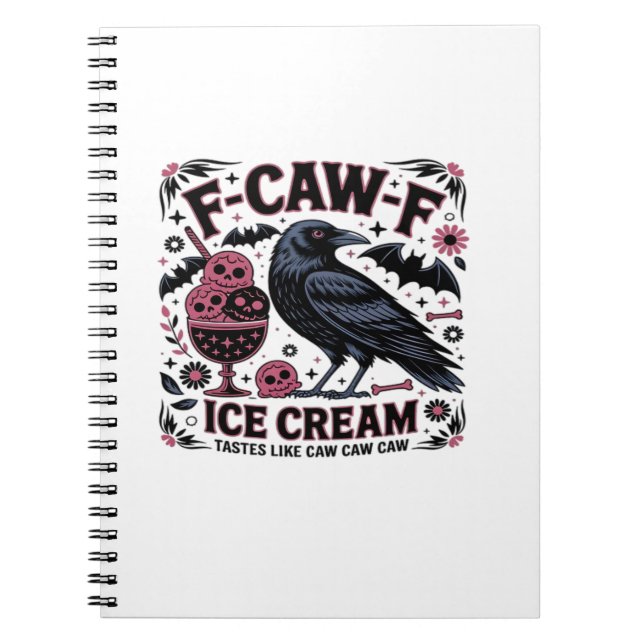 Carnet F Caw F Drôle Tendance (Devant)