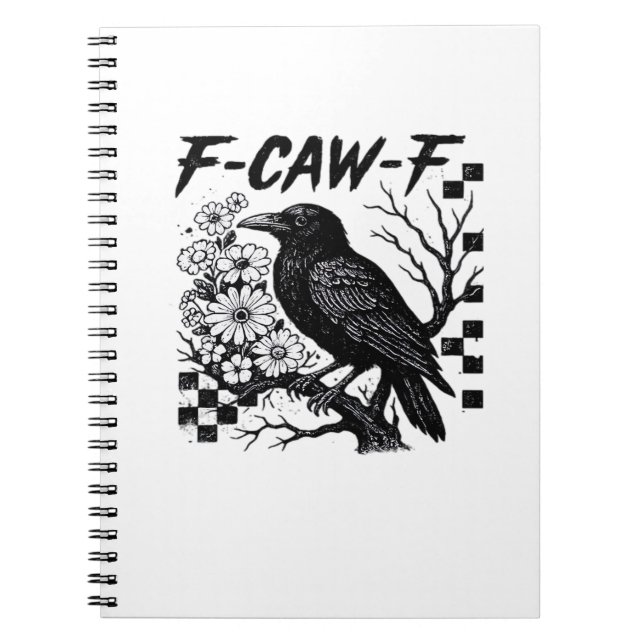 Carnet F Caw F Essential Funny Trendy Style (Devant)
