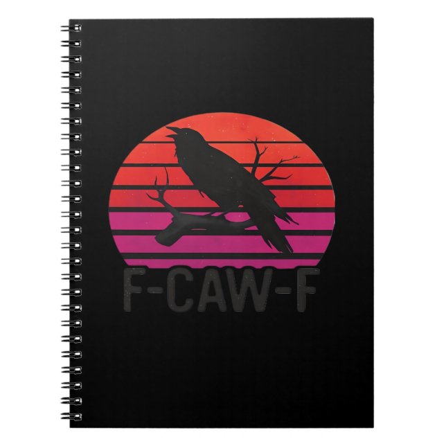 Carnet F-Caw-F Funny Crow Classic Minimal Clean (Devant)