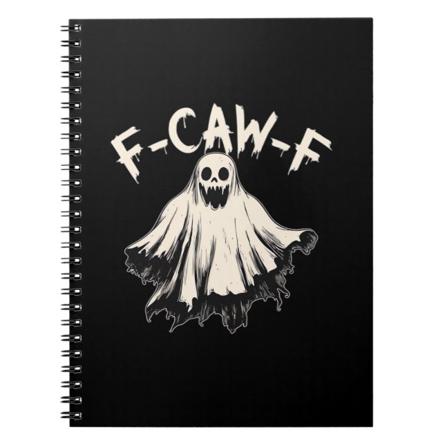 Carnet F-Caw-F Humour Drôle Cool Unique (Devant)