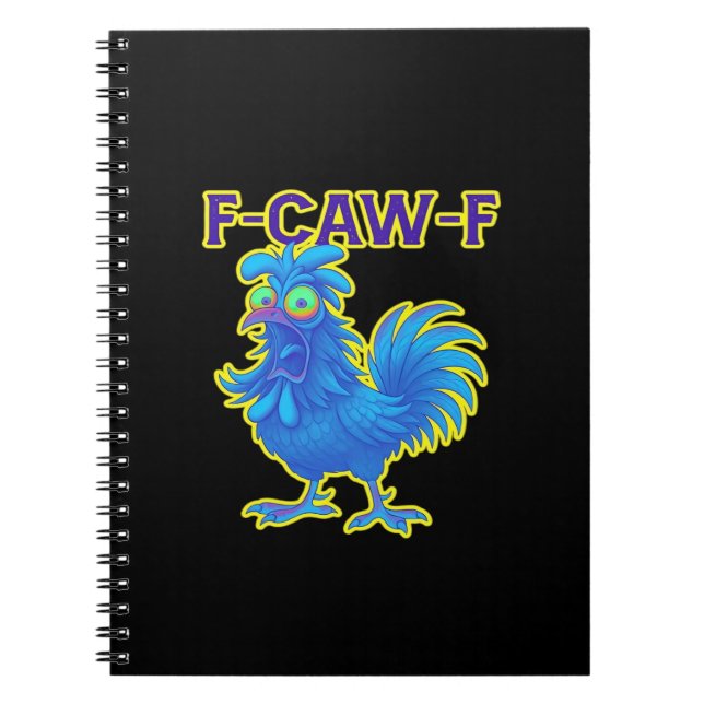 Carnet F-Caw-F Poulet Classique Créatif Décontracté (Devant)