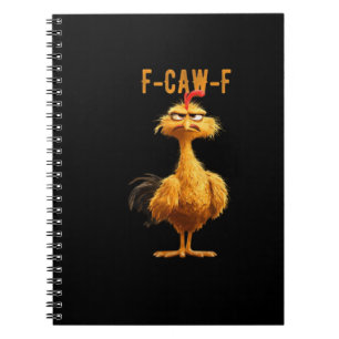Carnet F-Caw-F Poulet Classique de Style Rétro