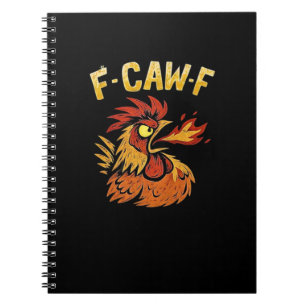 Carnet F-Caw-F-Poulet Classique Minimaliste Propre