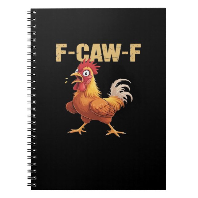 Carnet F-Caw-F Poulet Classique Style Basique (Devant)