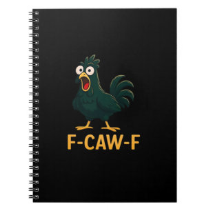Carnet F-Caw-F Poulet Classique Style Vintage