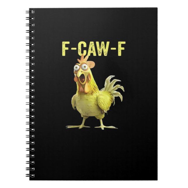 Carnet F-Caw-F Poulet Drôle Classique Créatif Décontracté (Devant)