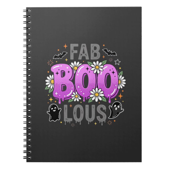 Carnet Fab Boo Lous modèle de fantôme d'Halloween_1 (Devant)