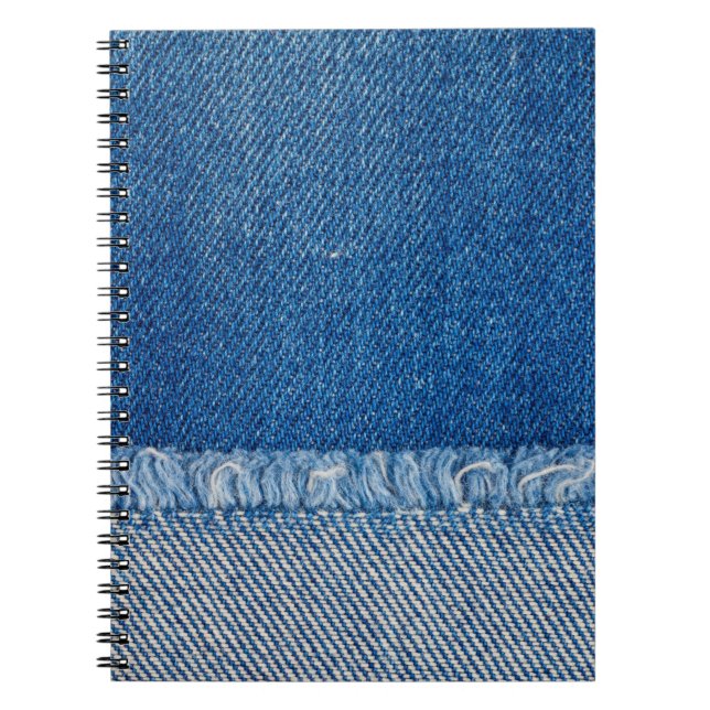Carnet Fabric Blue Jeans Arrière - plan, texture Denim (Devant)