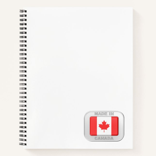Carnet Fabriqué au Canada (Devant)