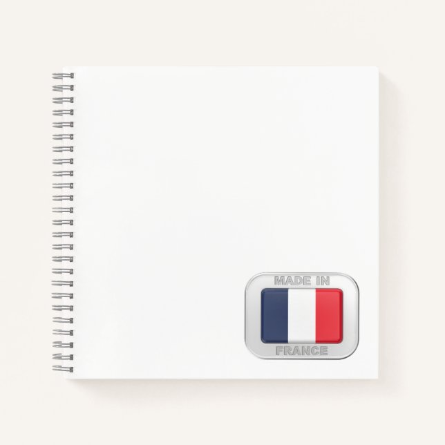 Carnet Fabriqué en France (Devant)