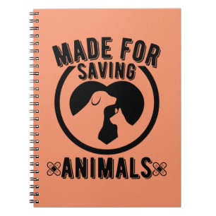 Carnet Fabriqué Pour Sauver Animaux Vet Tech Vétérinai