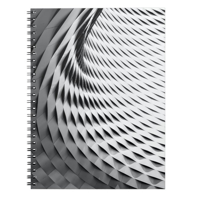 Carnet Façade incurvée recouverte de lattes blancs (Devant)