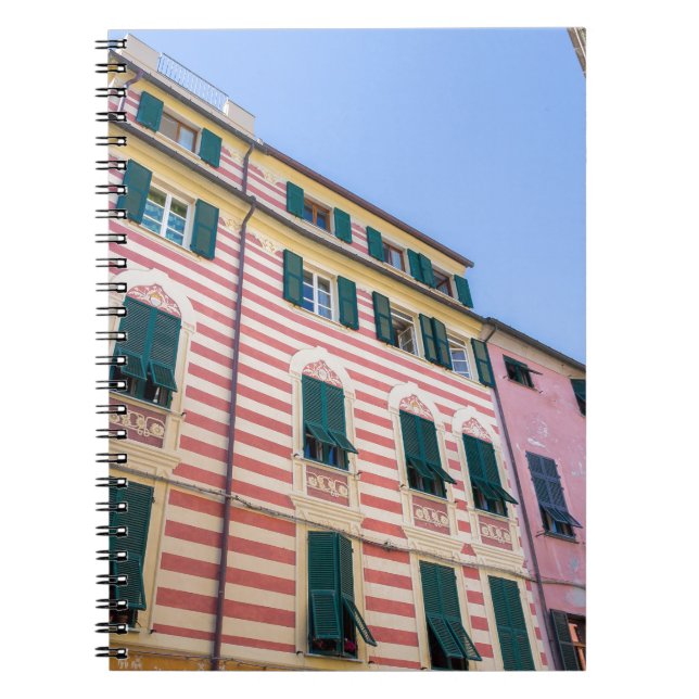 Carnet Façades de la maison Monterosso Cinque Terre Ligur (Devant)