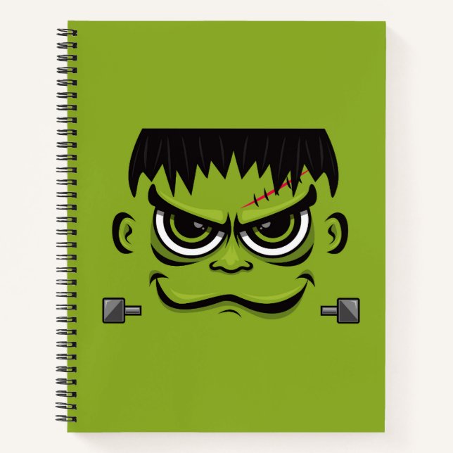 Carnet Face Frankenstein Halloween (Devant)